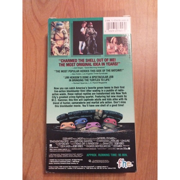 Teenage Mutant Ninja Turtles - The Movie VHS - Picture 3 of 7